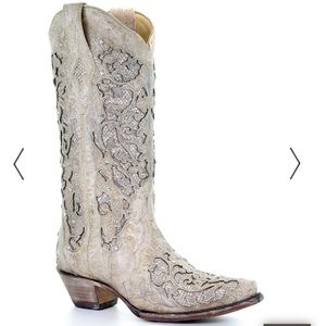 Corral Handcrafted Glitter Inlay Western Boots - Size 7.5